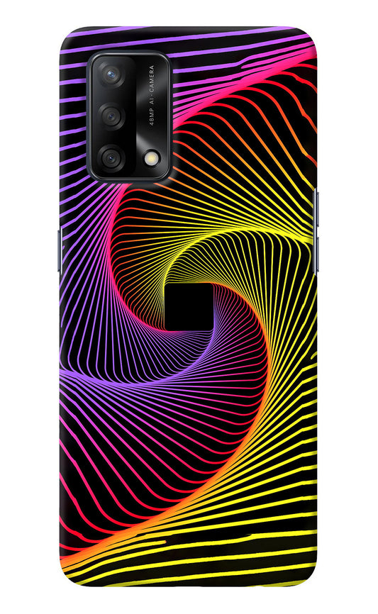 Colorful Strings Oppo F19/F19s Back Cover