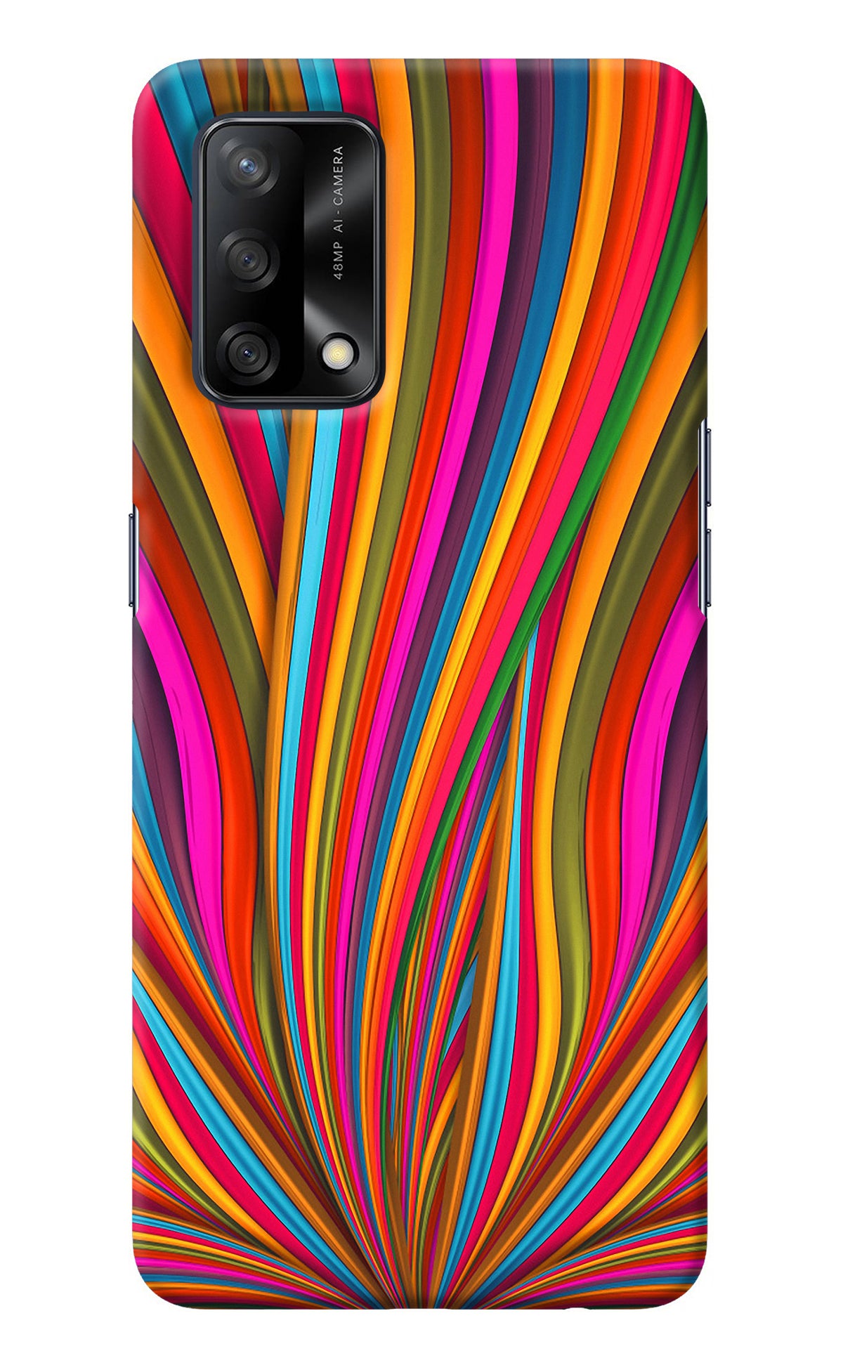 Trippy Wavy Oppo F19/F19s Back Cover