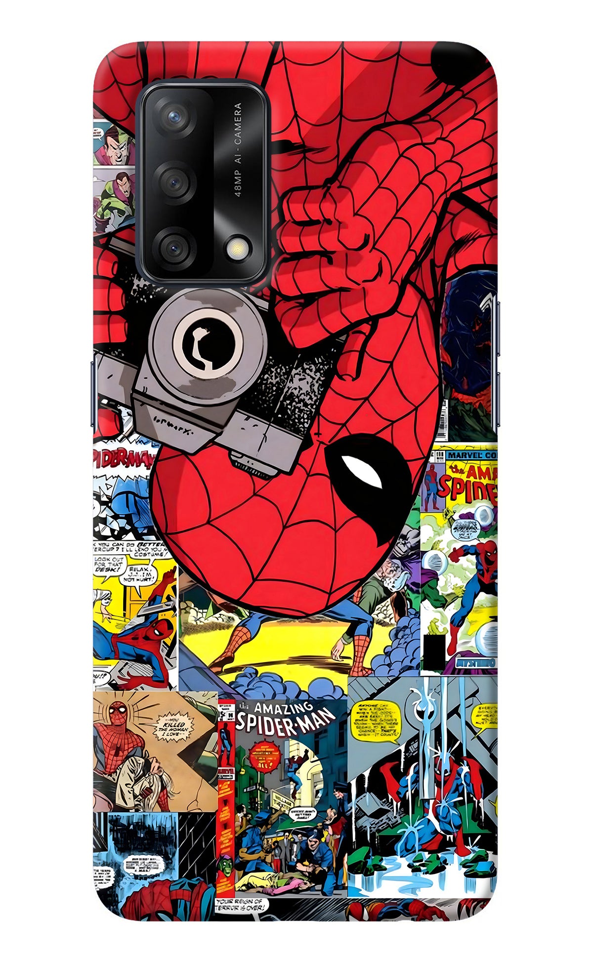 Spider Man Oppo F19/F19s Back Cover