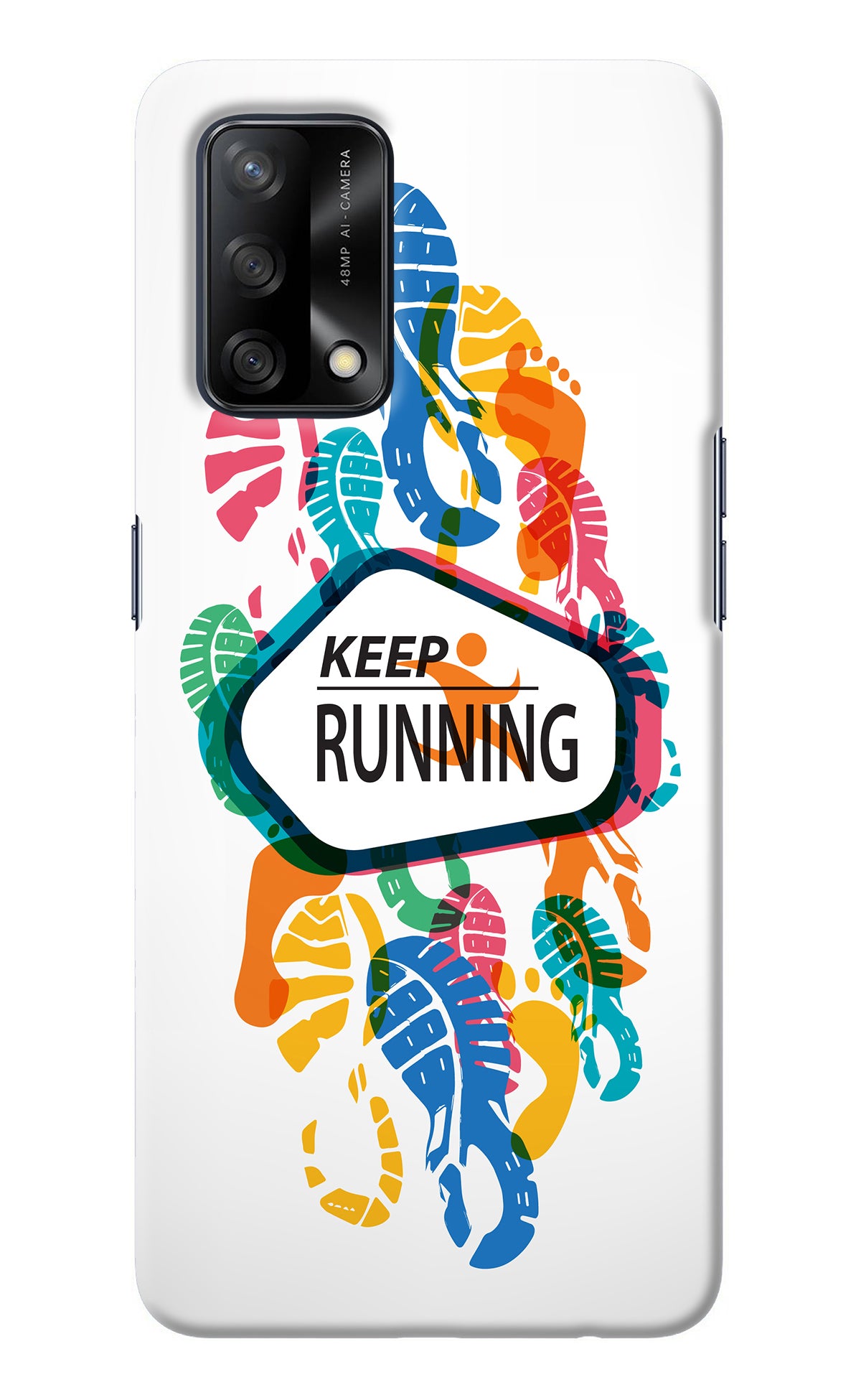 Keep Running Oppo F19/F19s Back Cover