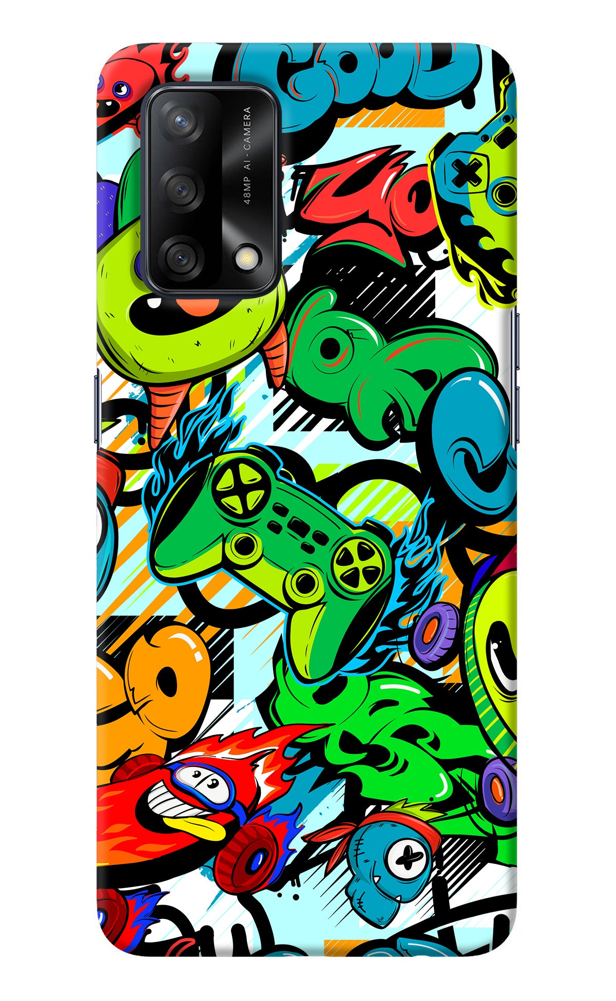 Game Doodle Oppo F19/F19s Back Cover