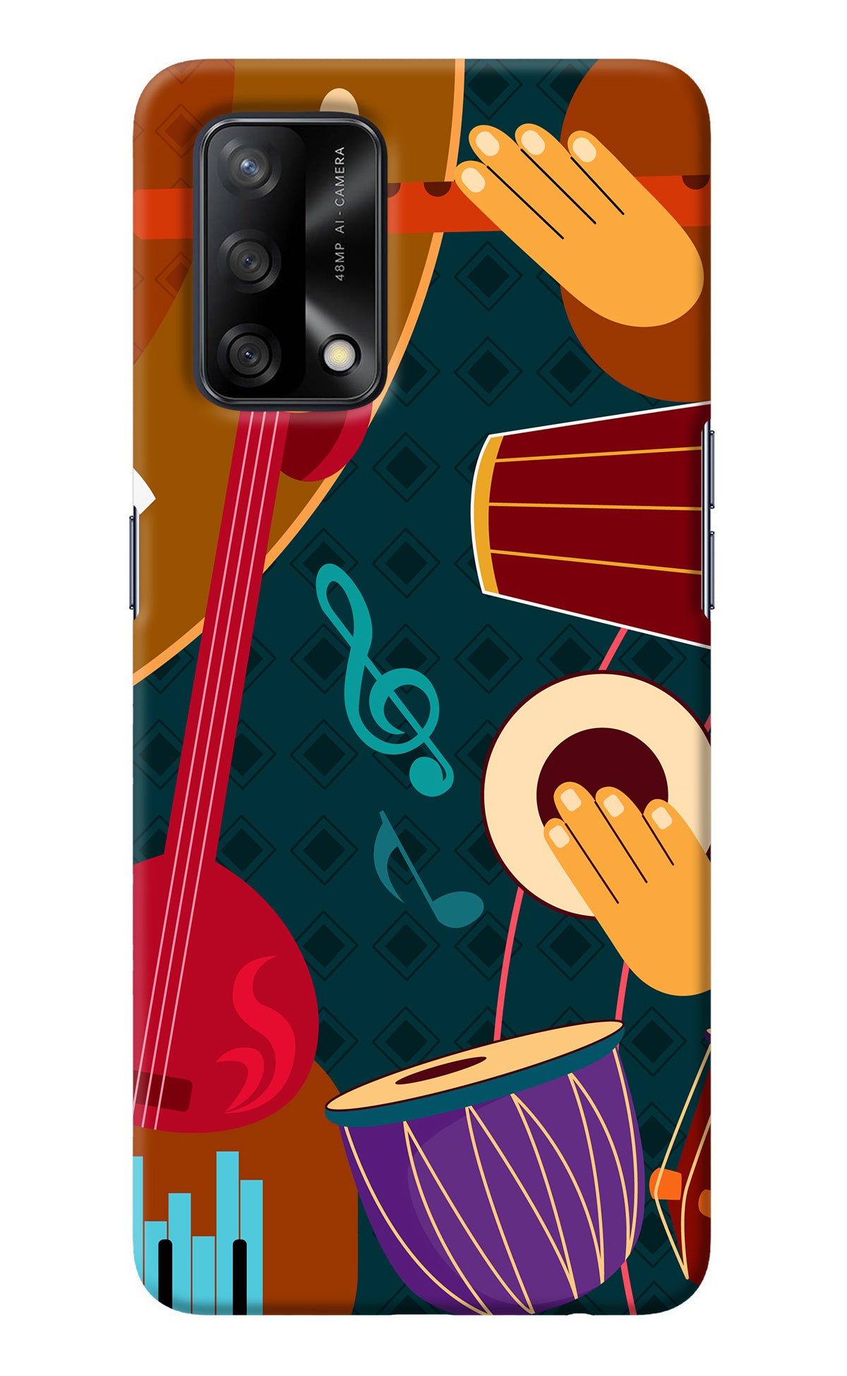 Music Instrument Oppo F19/F19s Back Cover