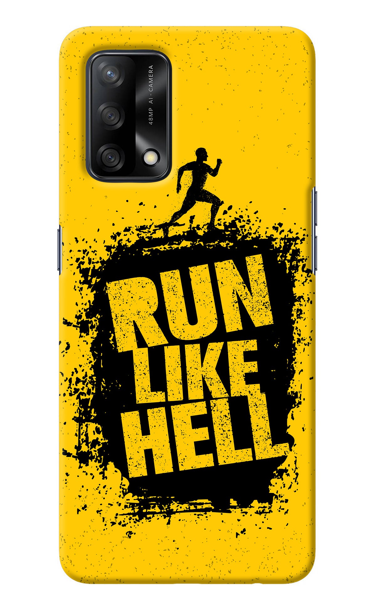 Run Like Hell Oppo F19/F19s Back Cover