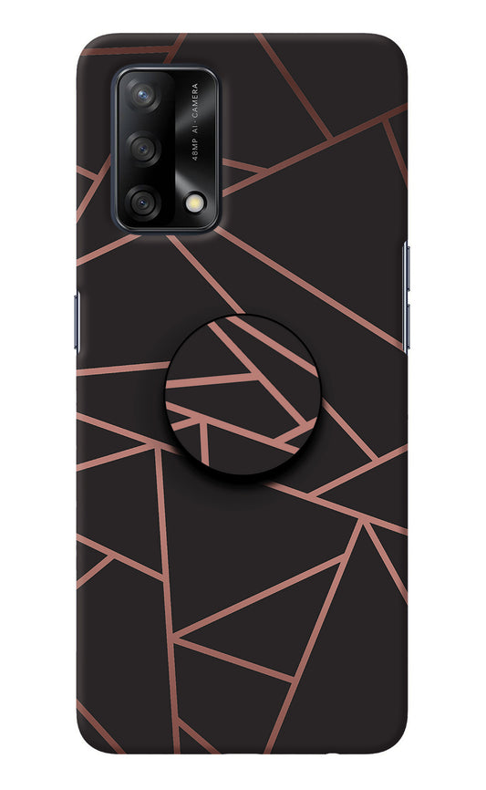 Geometric Pattern Oppo F19/F19s Pop Case