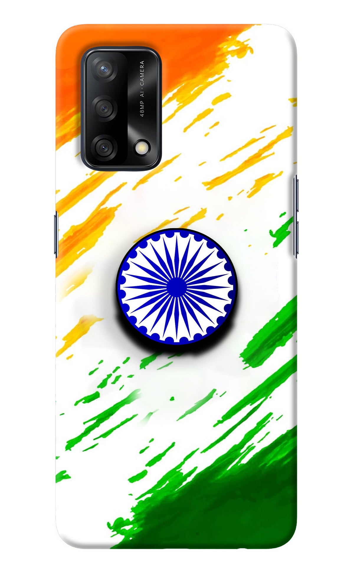 Indian Flag Ashoka Chakra Oppo F19/F19s Pop Case