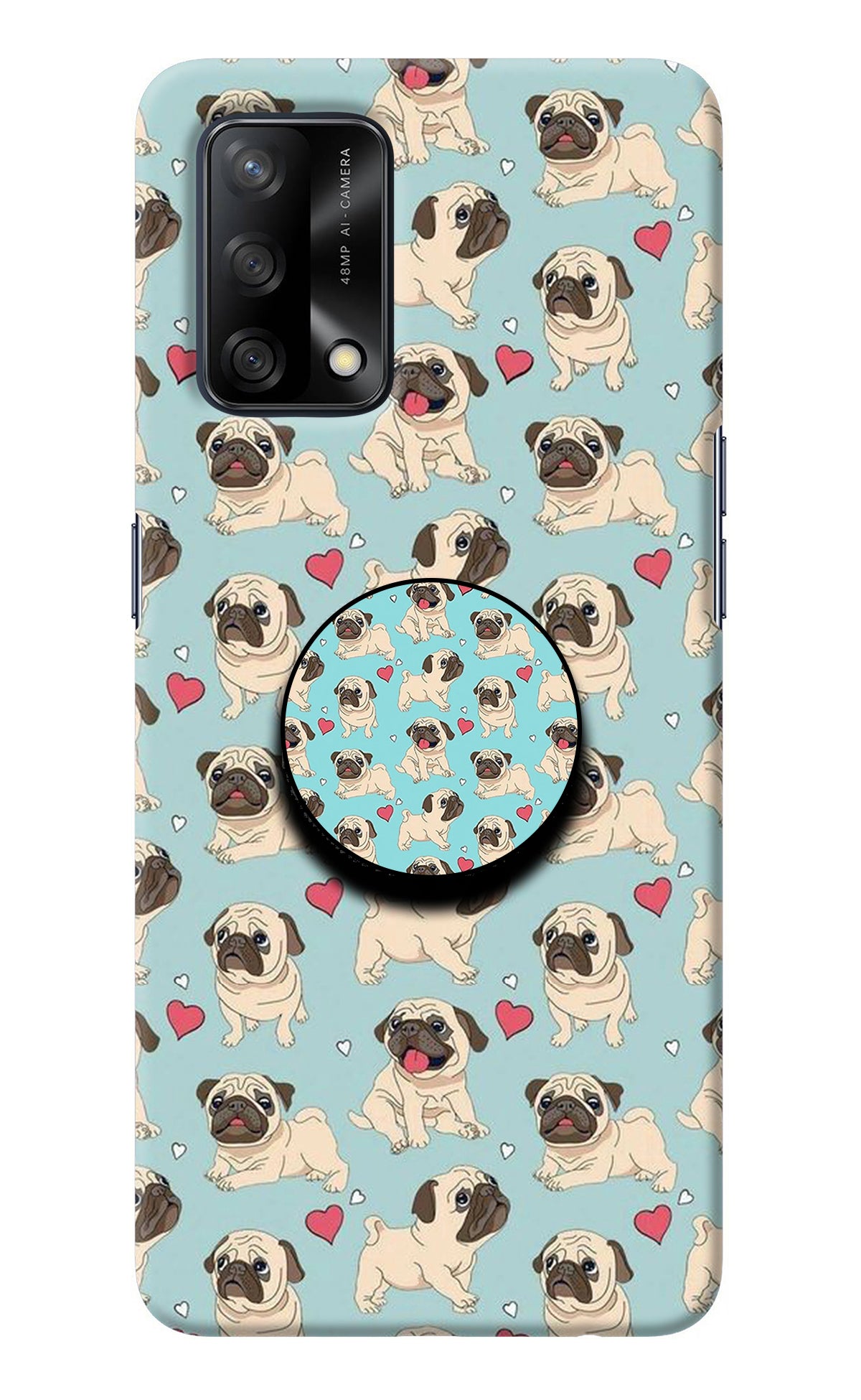 Pug Dog Oppo F19/F19s Pop Case