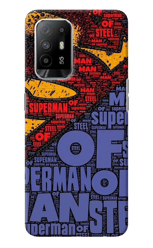 Superman Oppo F19 Pro+ Back Cover