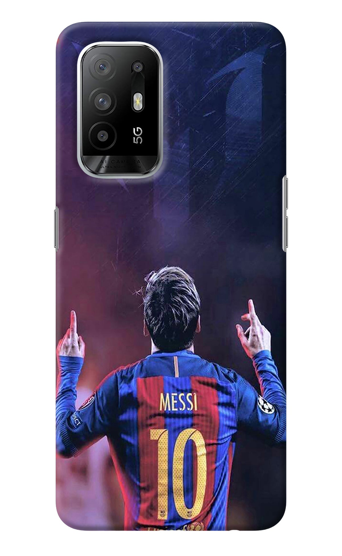 Messi Oppo F19 Pro+ Back Cover