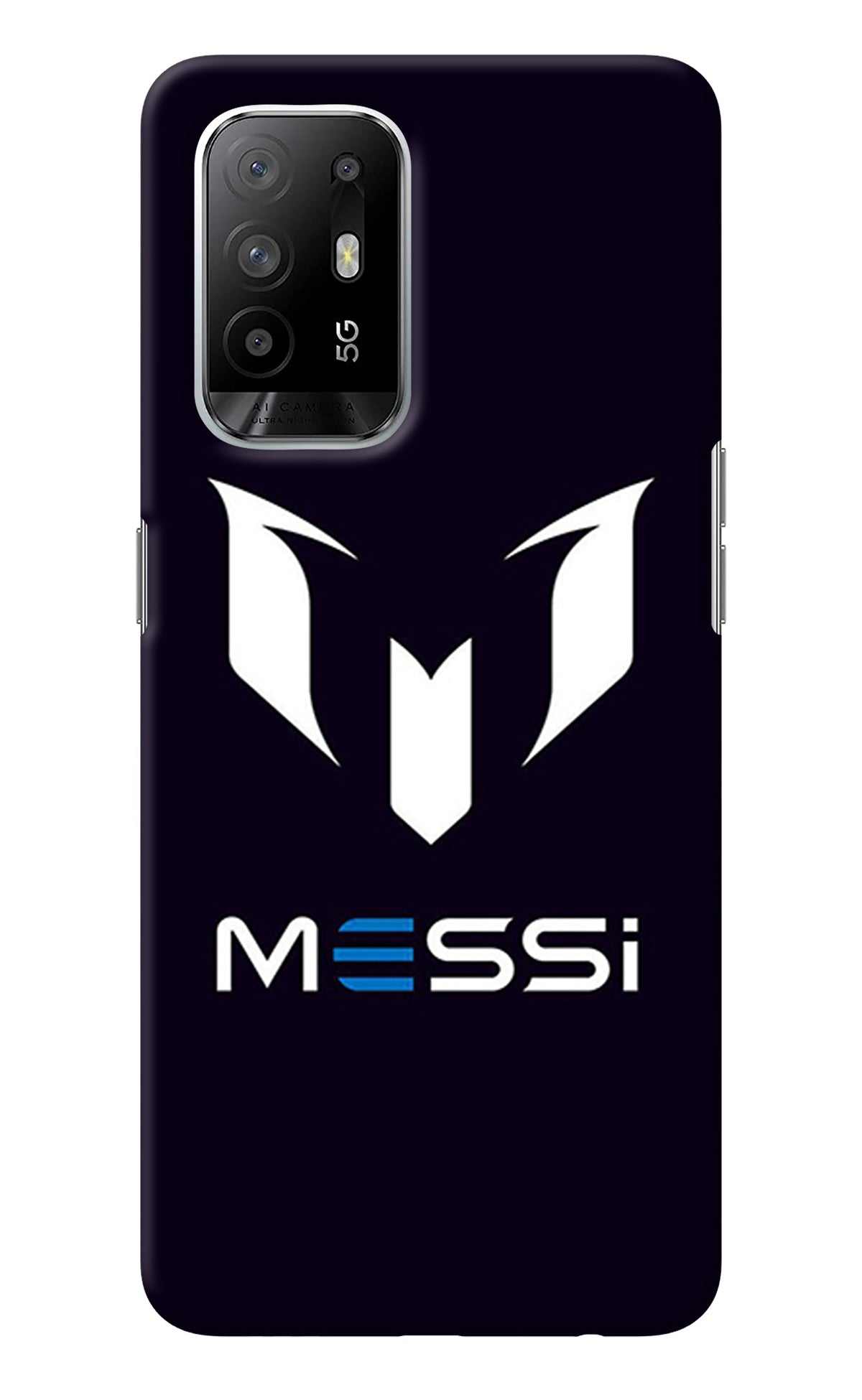 Messi Logo Oppo F19 Pro+ Back Cover