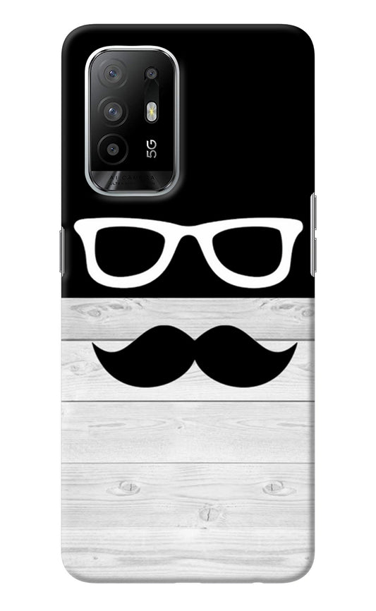 Mustache Oppo F19 Pro+ Back Cover
