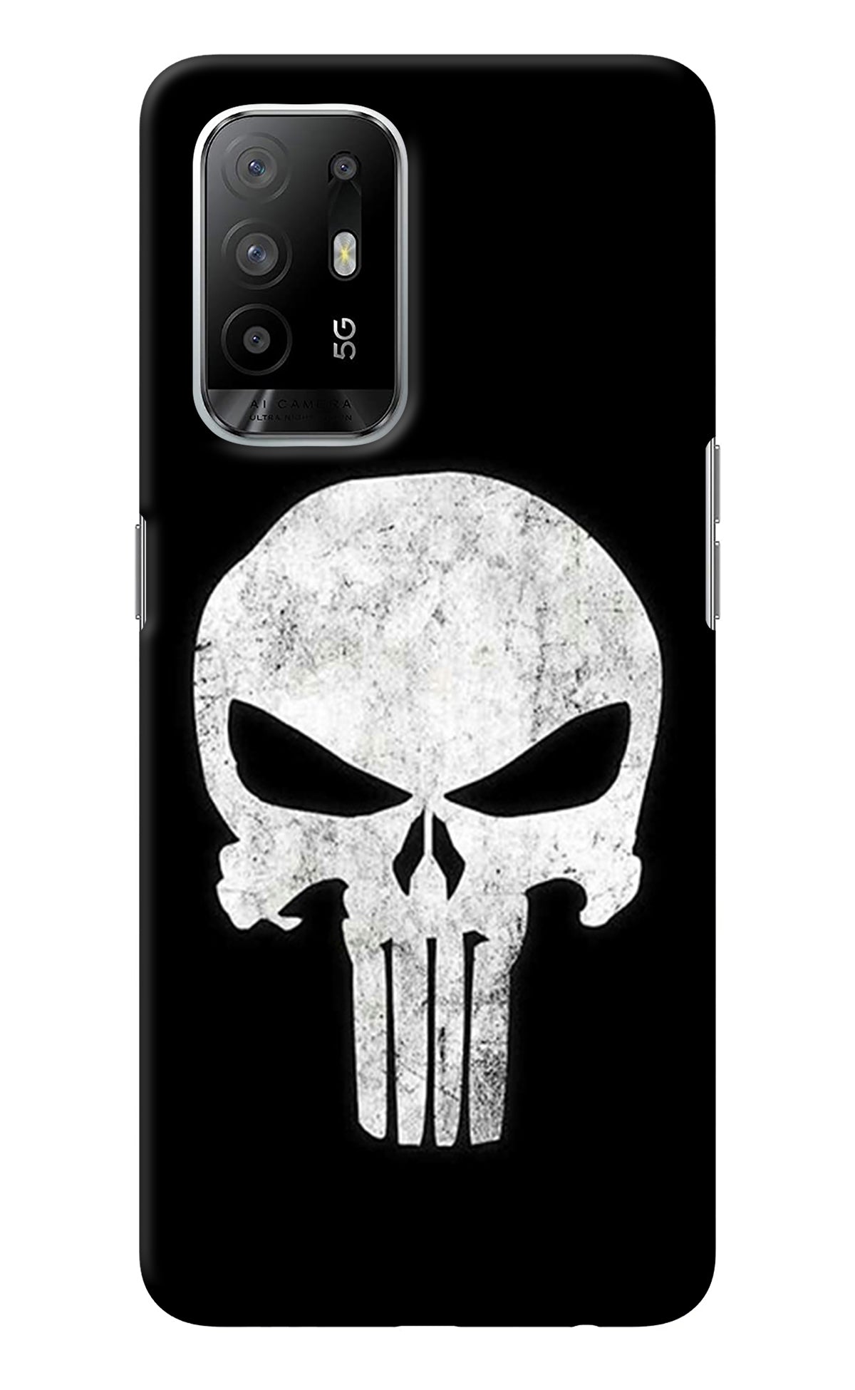 Punisher Skull Oppo F19 Pro+ Back Cover