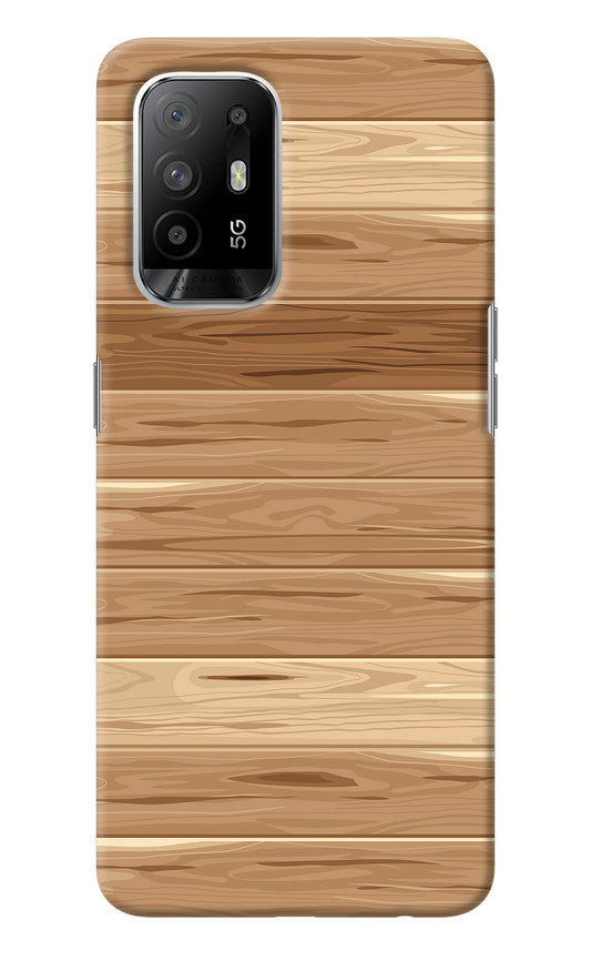 Wooden Vector Oppo F19 Pro+ Back Cover