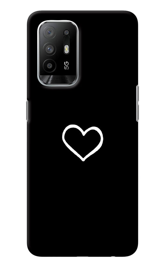 Heart Oppo F19 Pro+ Back Cover