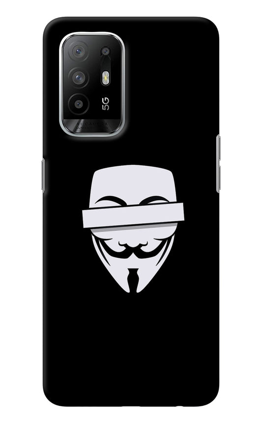 Anonymous Face Oppo F19 Pro+ Back Cover