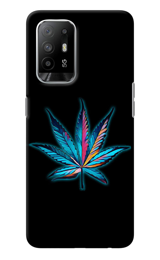 Weed Oppo F19 Pro+ Back Cover