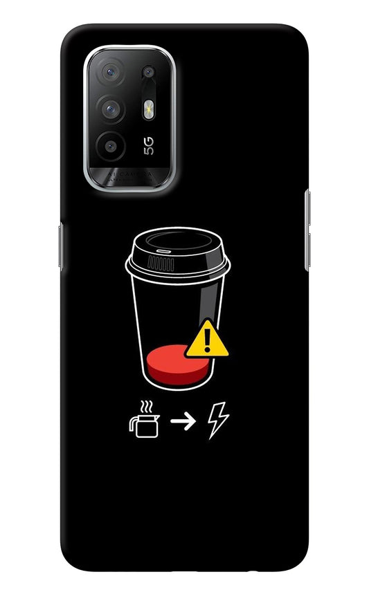 Coffee Oppo F19 Pro+ Back Cover