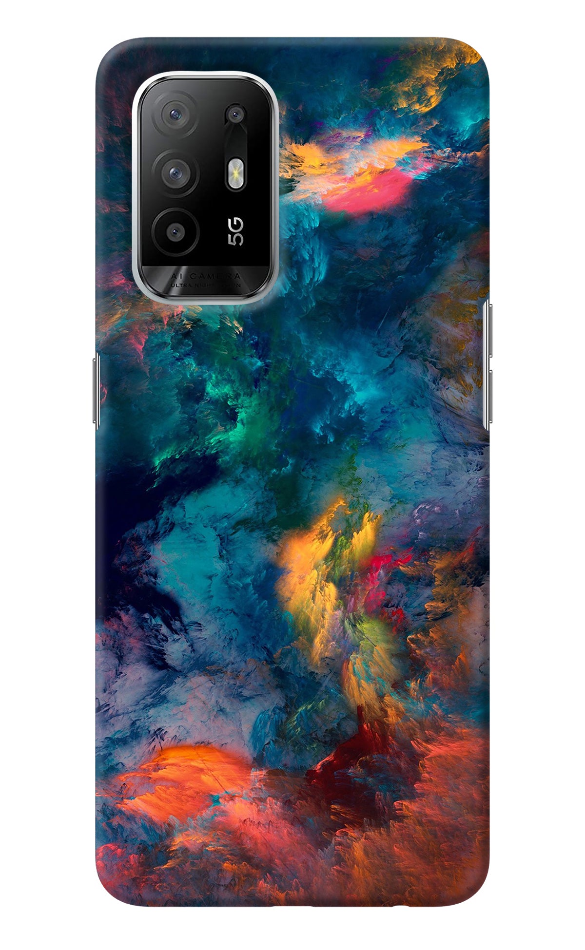 Artwork Paint Oppo F19 Pro+ Back Cover