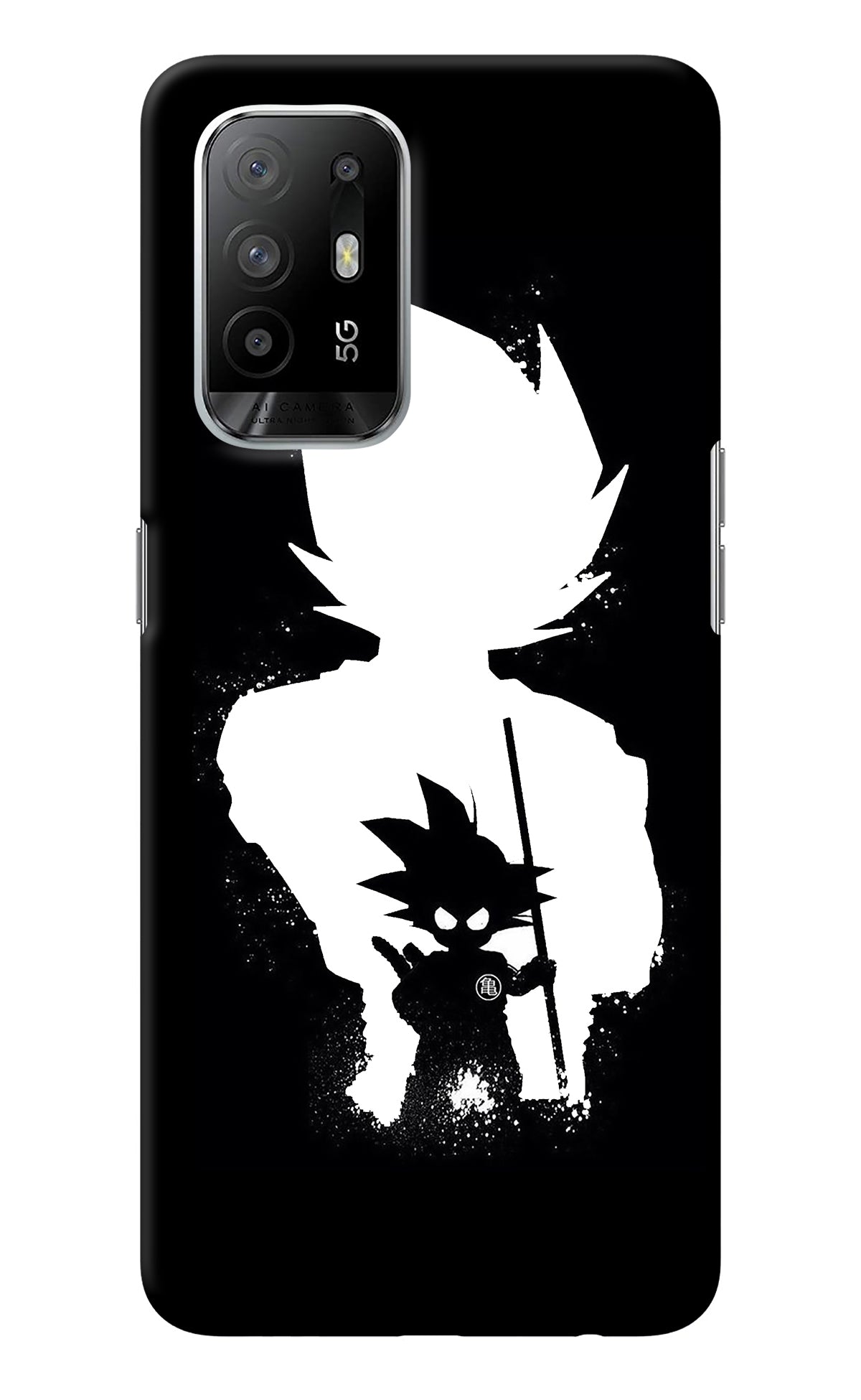 Goku Shadow Oppo F19 Pro+ Back Cover