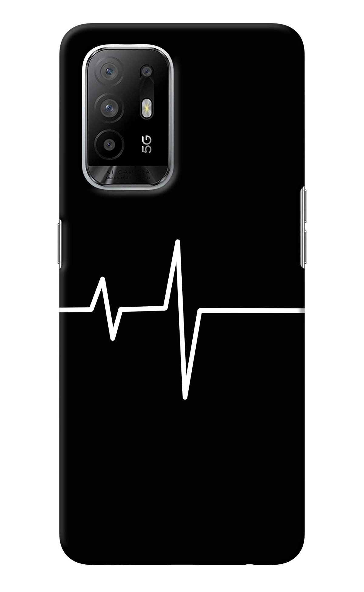 Heart Beats Oppo F19 Pro+ Back Cover