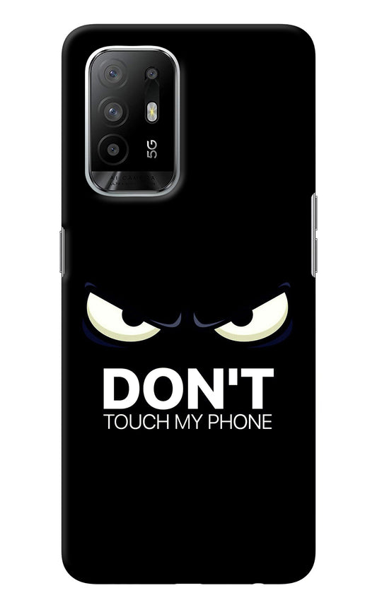 Don'T Touch My Phone Oppo F19 Pro+ Back Cover