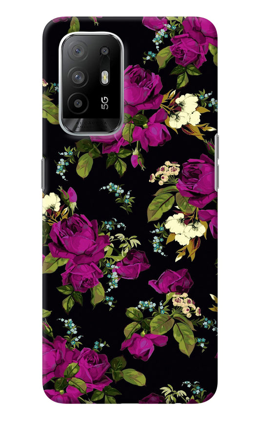 Flowers Oppo F19 Pro+ Back Cover