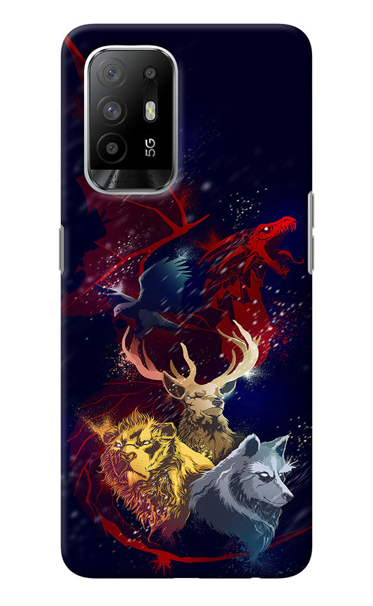 Game Of Thrones Oppo F19 Pro+ Back Cover