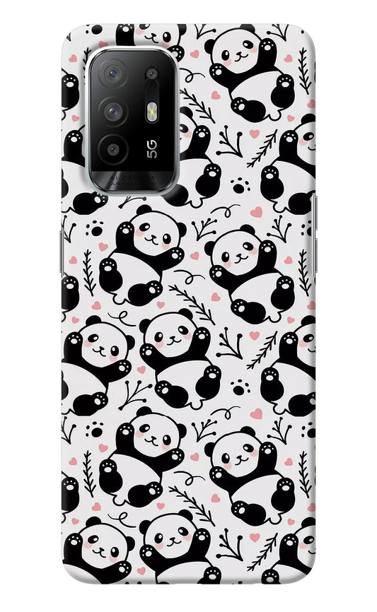 Cute Panda Oppo F19 Pro+ Back Cover