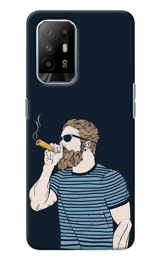 Smoking Oppo F19 Pro+ Back Cover