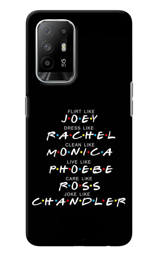 FRIENDS Character Oppo F19 Pro+ Back Cover