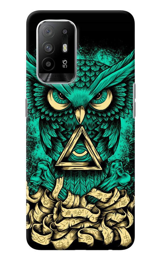 Green Owl Oppo F19 Pro+ Back Cover