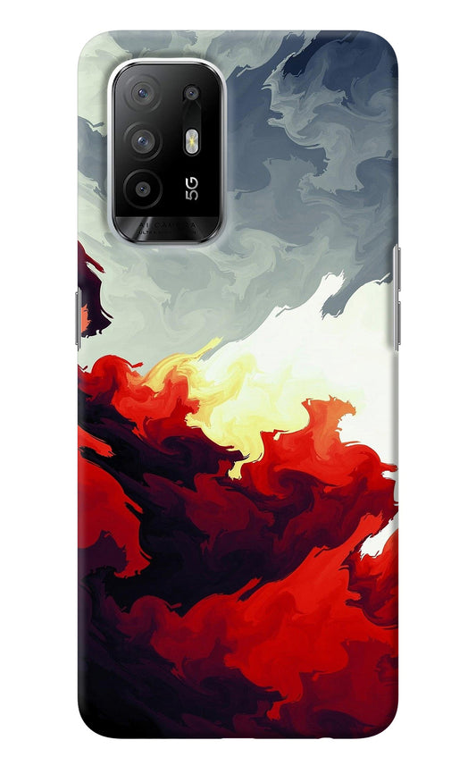 Fire Cloud Oppo F19 Pro+ Back Cover