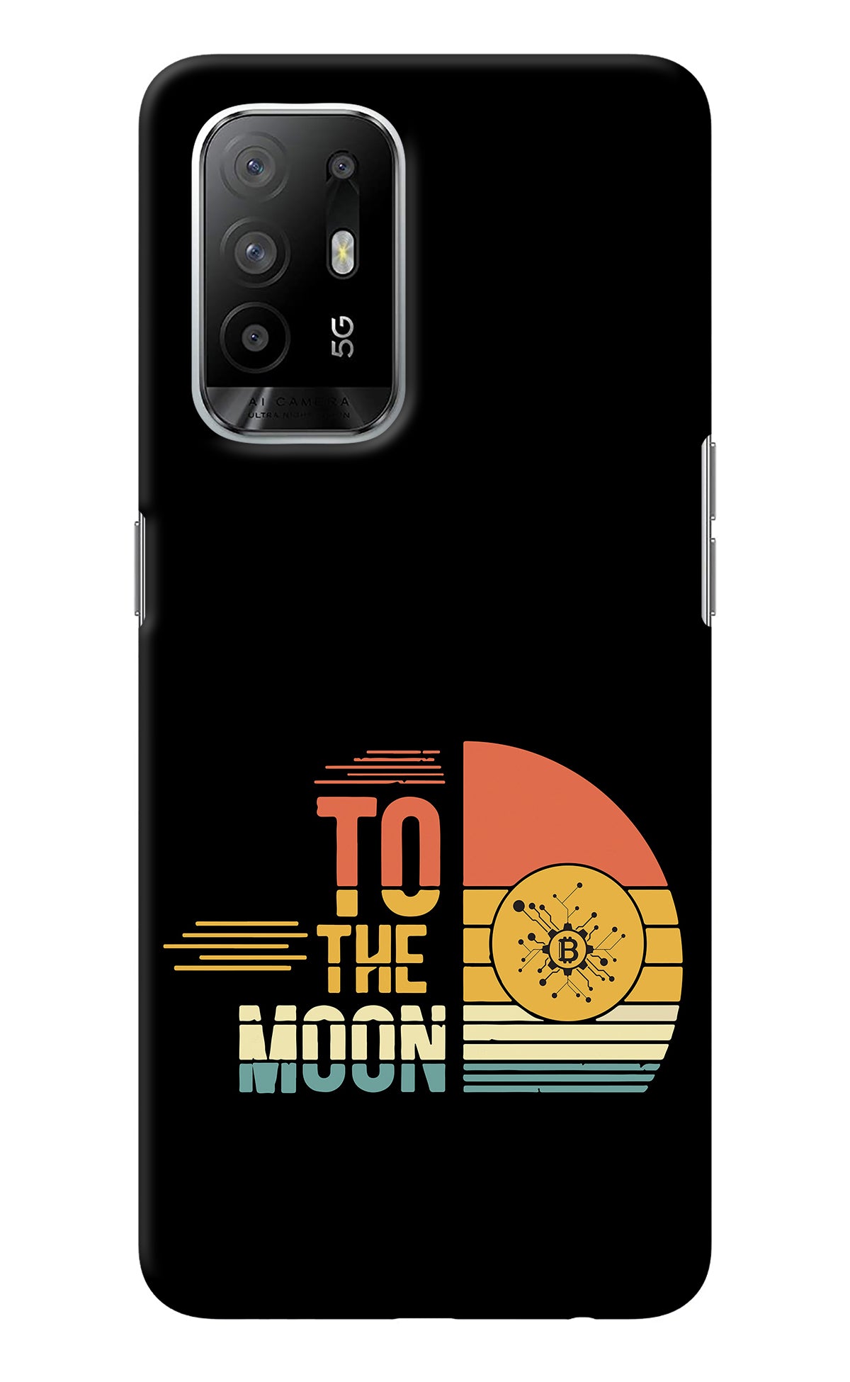 To the Moon Oppo F19 Pro+ Back Cover