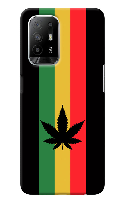 Weed Flag Oppo F19 Pro+ Back Cover