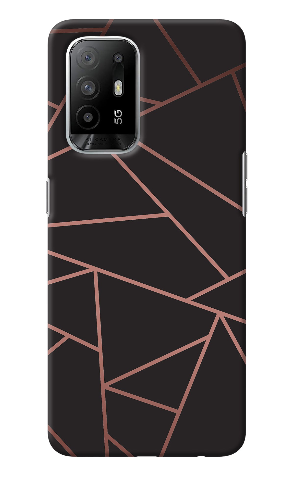 Geometric Pattern Oppo F19 Pro+ Back Cover