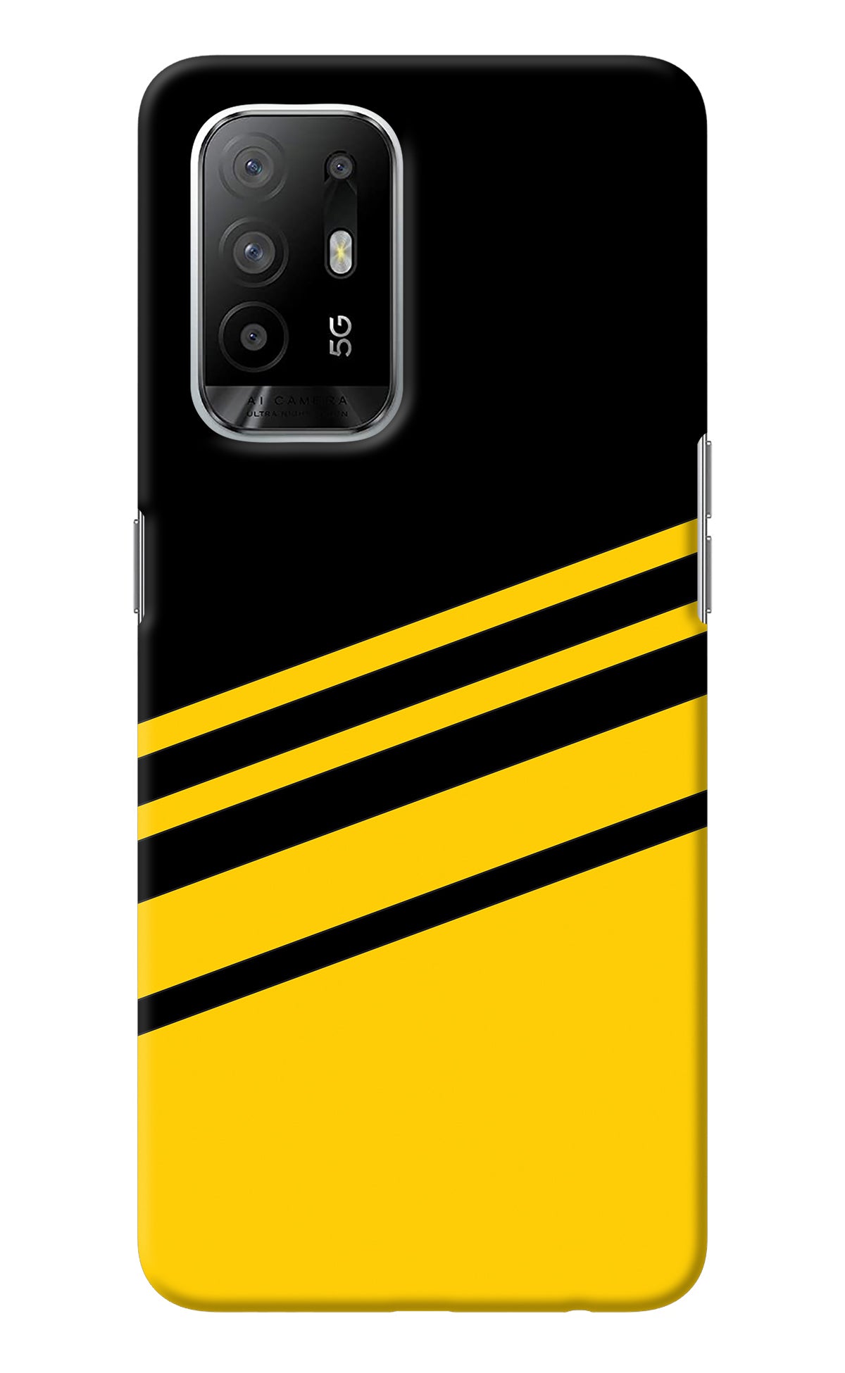 Yellow Shades Oppo F19 Pro+ Back Cover