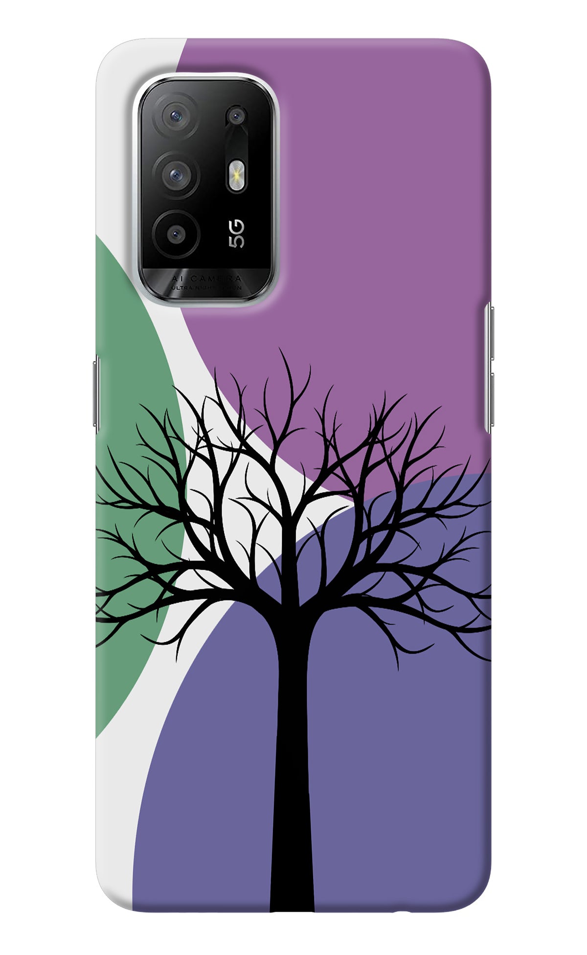 Tree Art Oppo F19 Pro+ Back Cover