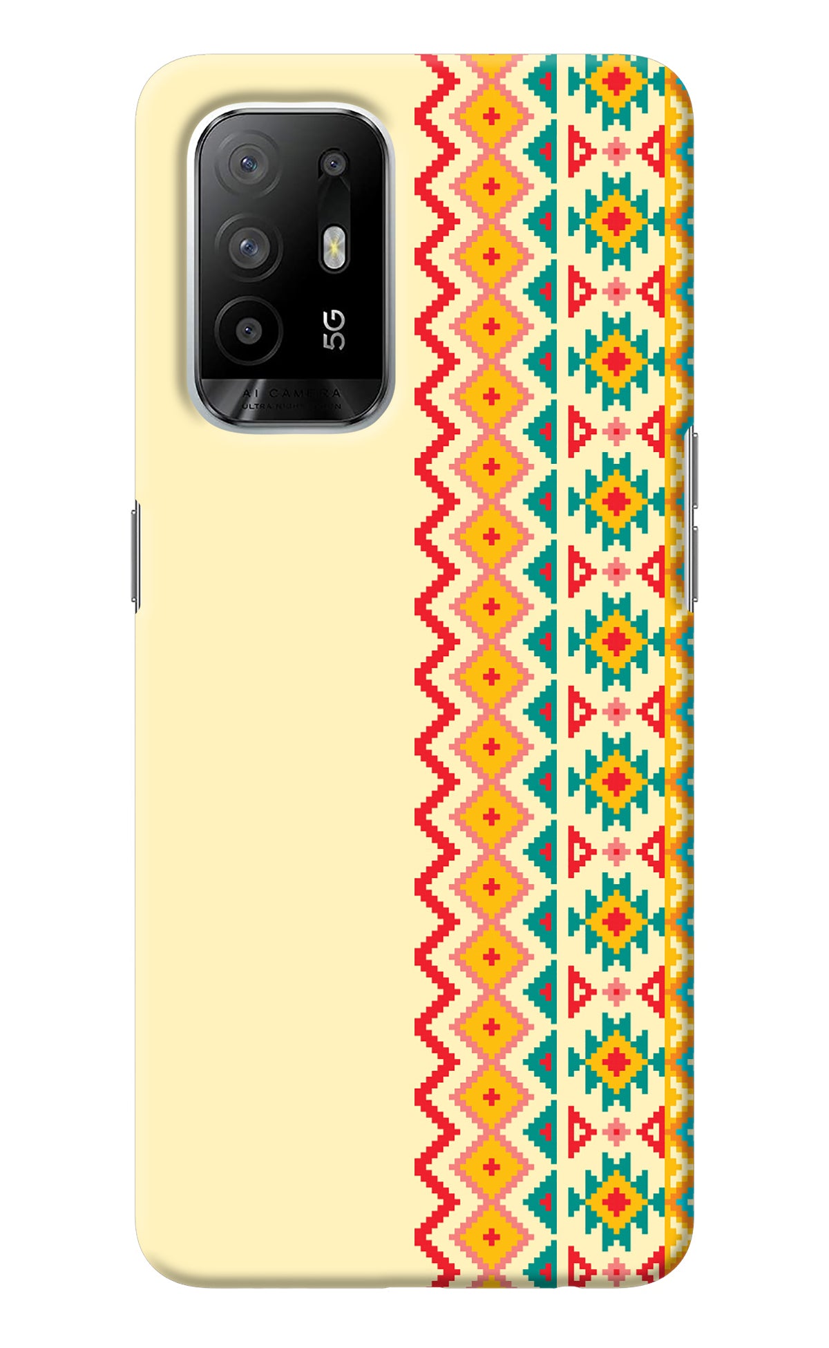 Ethnic Seamless Oppo F19 Pro+ Back Cover