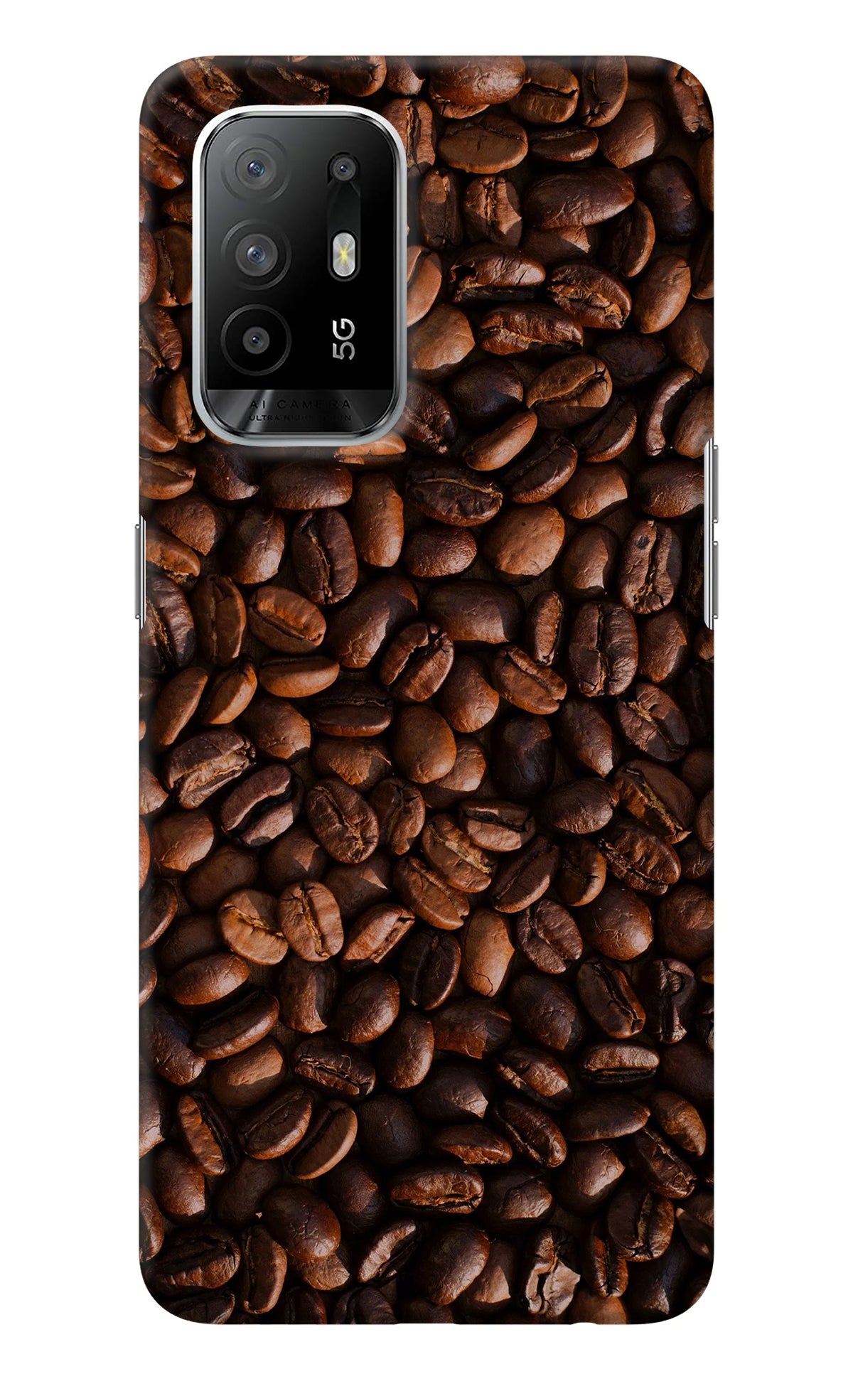 Coffee Beans Oppo F19 Pro+ Back Cover