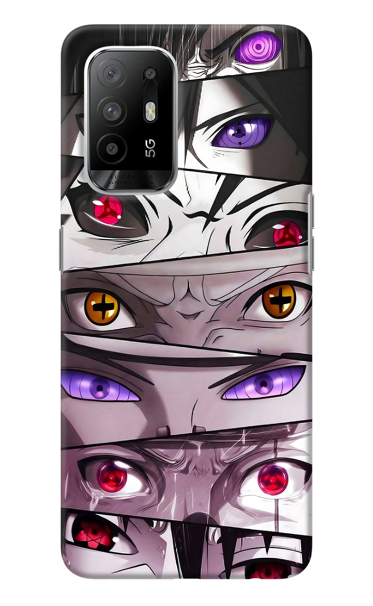 Naruto Anime Oppo F19 Pro+ Back Cover