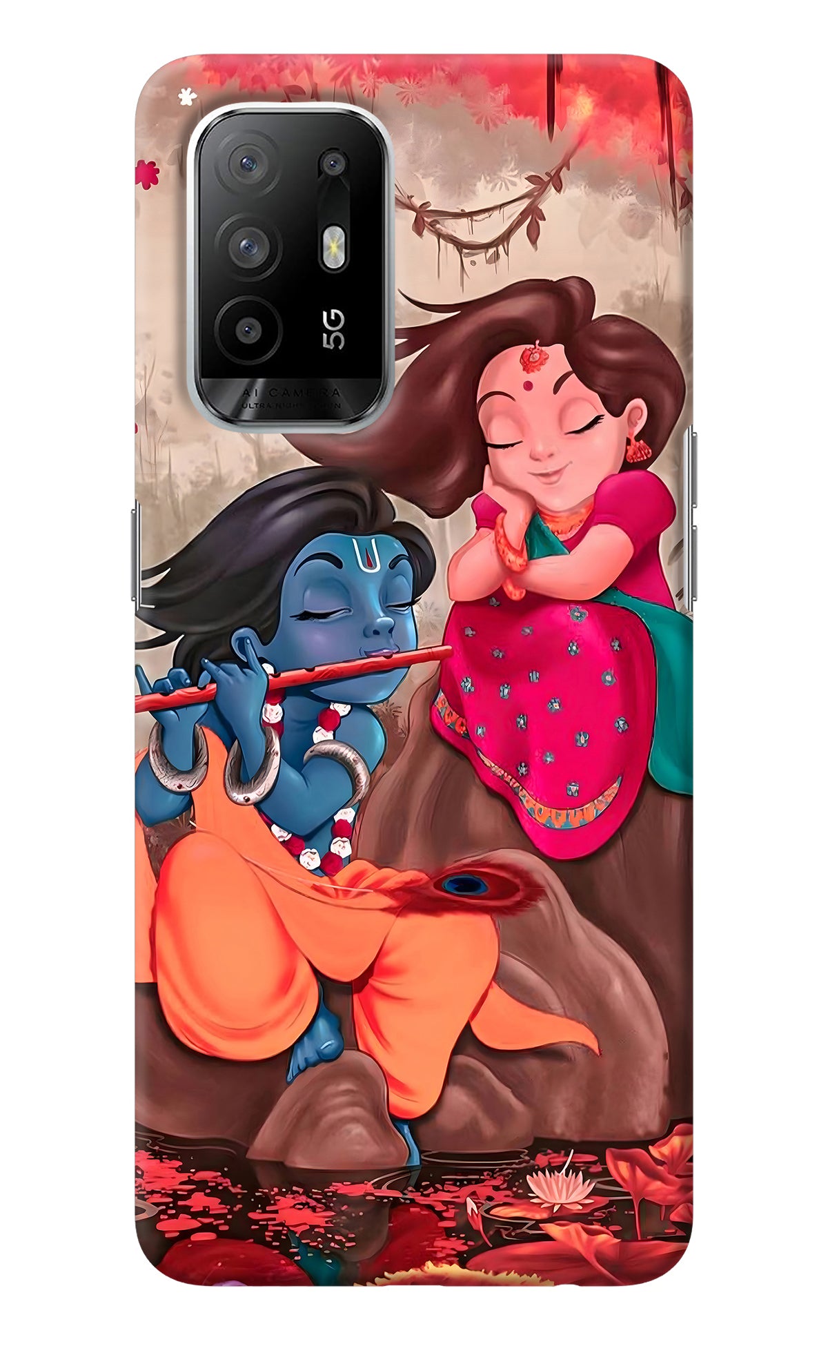 Radhe Krishna Oppo F19 Pro+ Back Cover