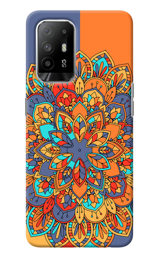 Color Mandala Oppo F19 Pro+ Back Cover