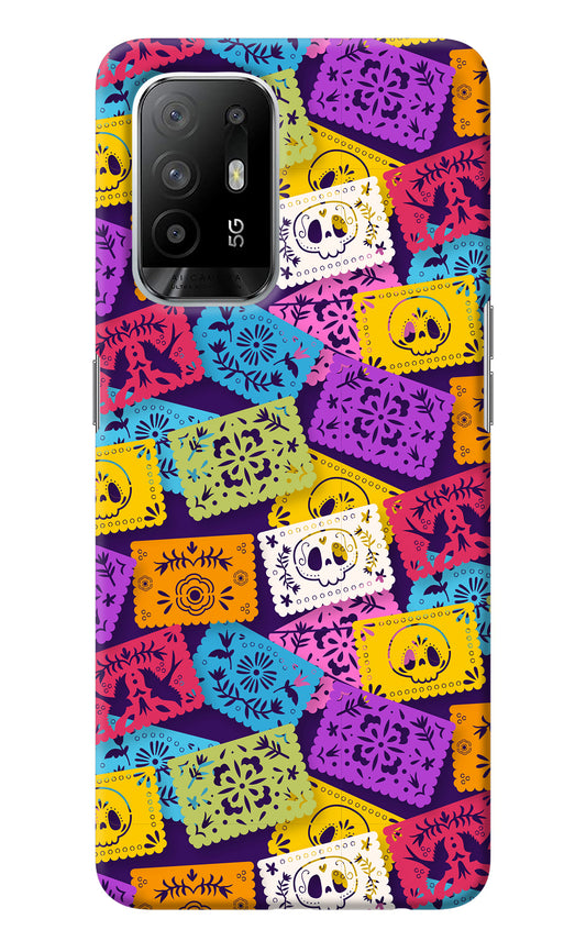 Mexican Pattern Oppo F19 Pro+ Back Cover