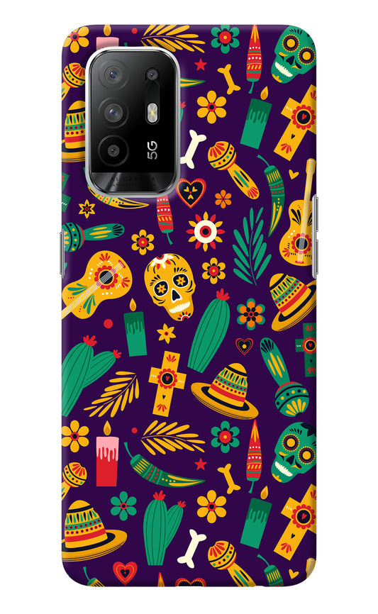 Mexican Artwork Oppo F19 Pro+ Back Cover