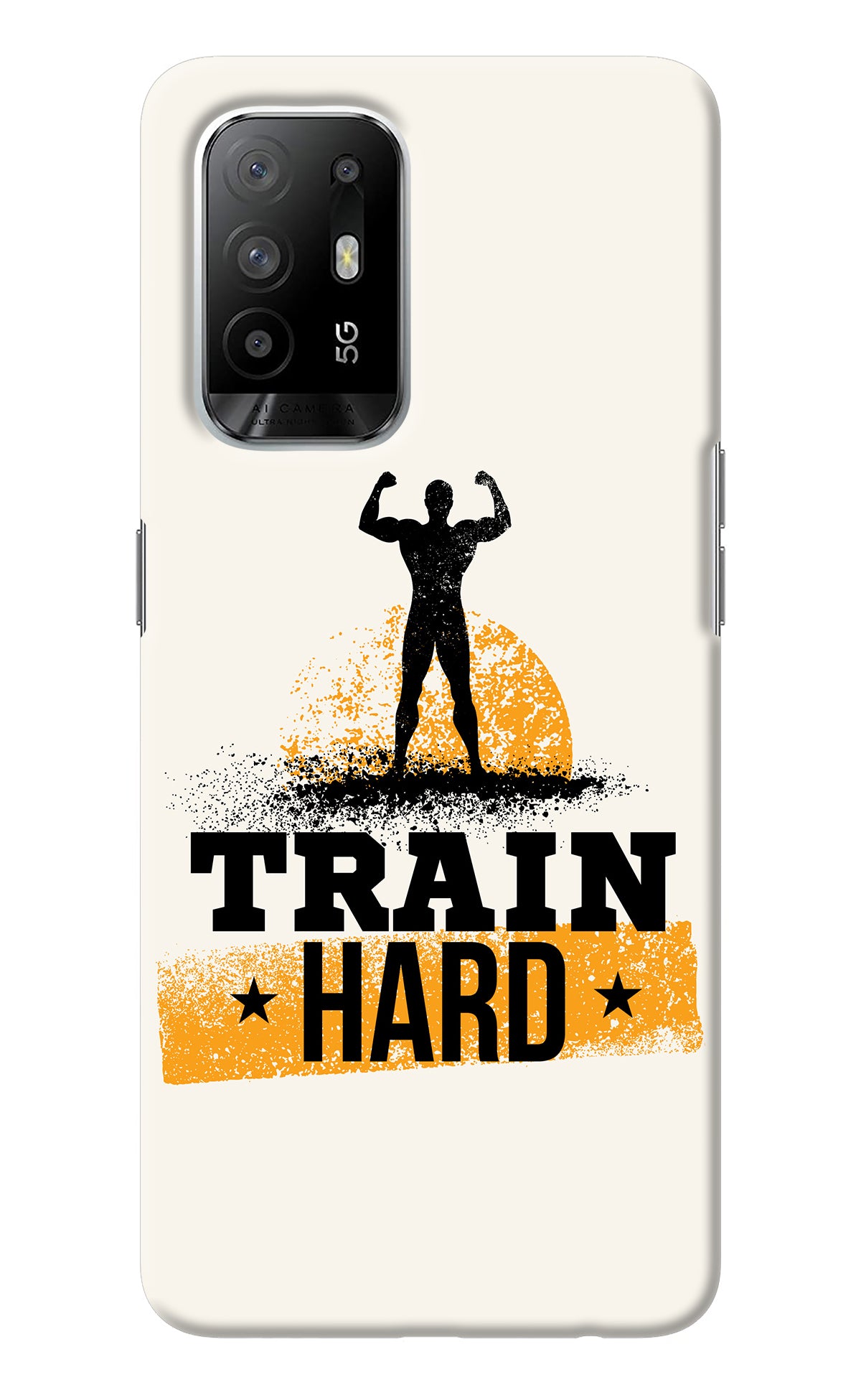 Train Hard Oppo F19 Pro+ Back Cover