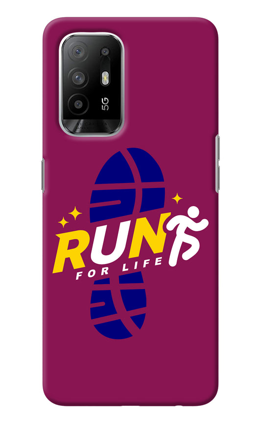 Run for Life Oppo F19 Pro+ Back Cover