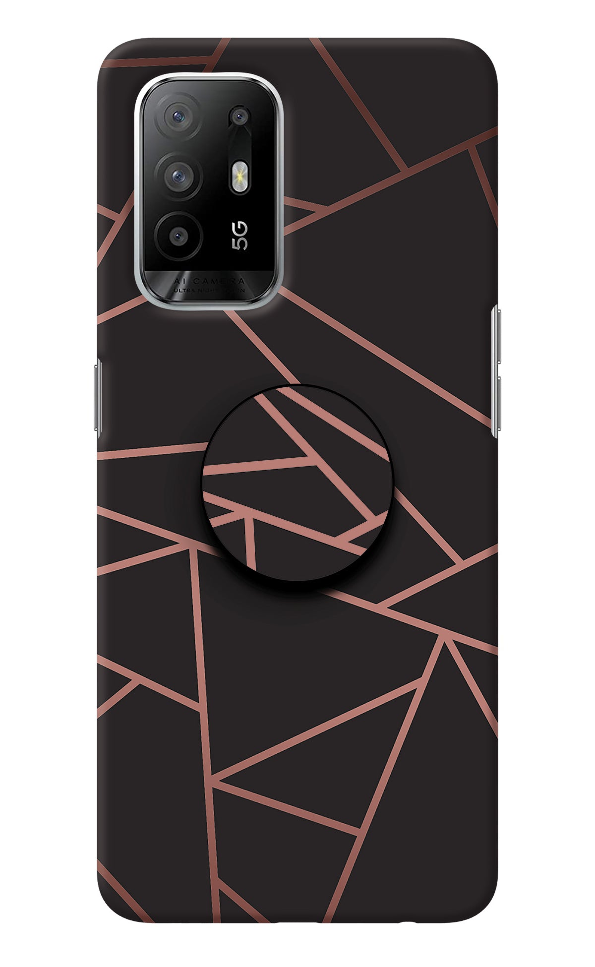 Geometric Pattern Oppo F19 Pro+ Pop Case