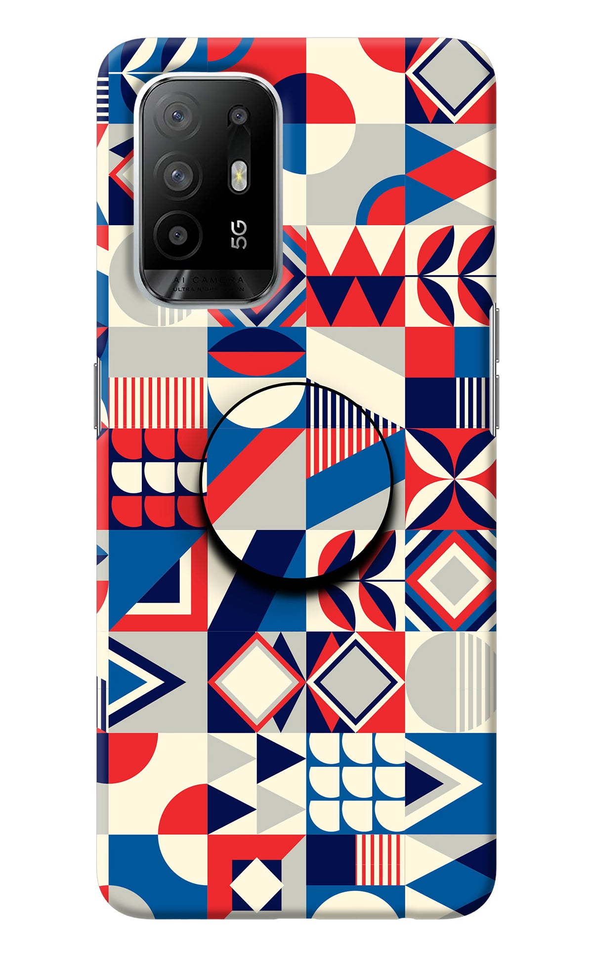 Colorful Pattern Oppo F19 Pro+ Pop Case