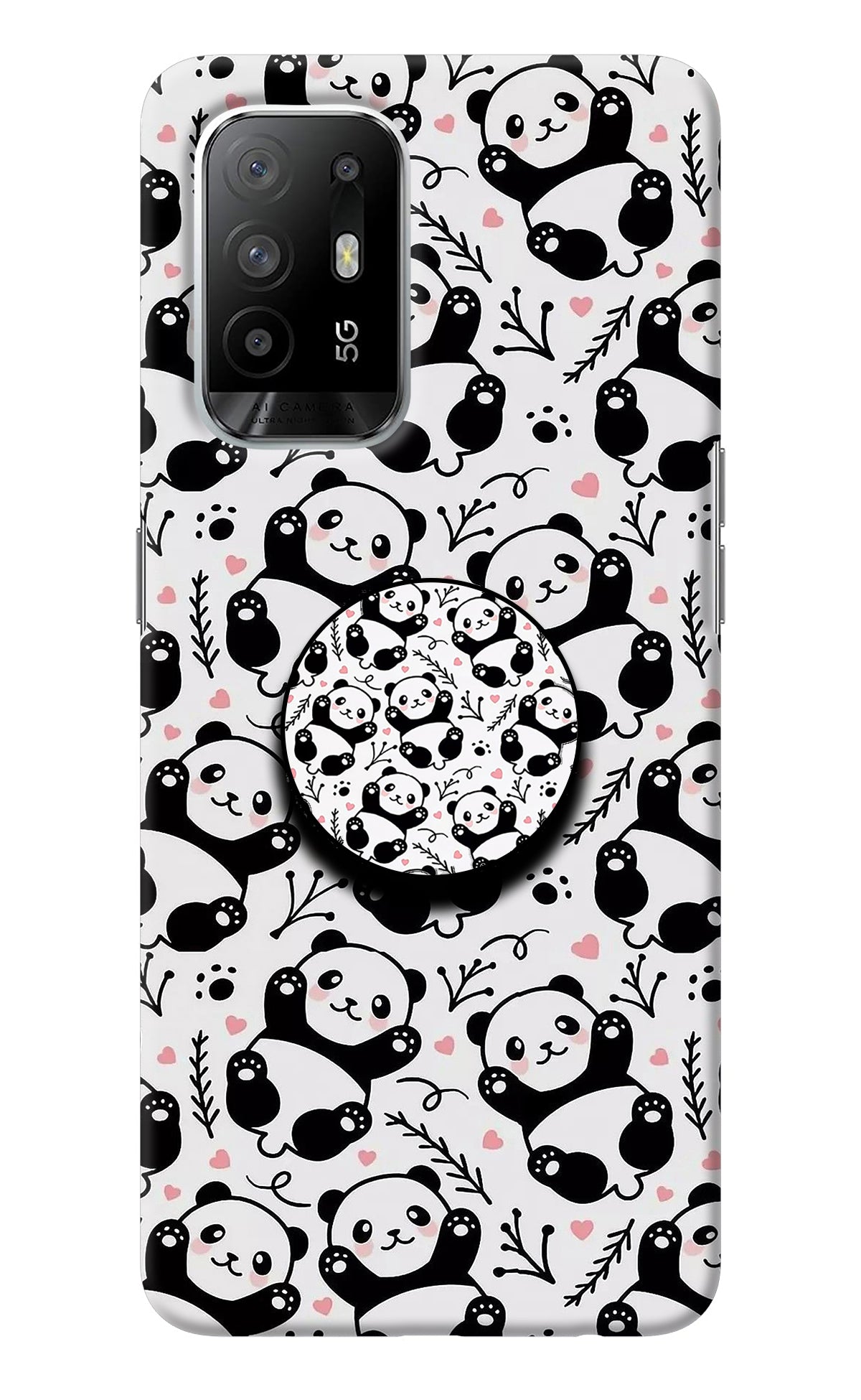 Cute Panda Oppo F19 Pro+ Pop Case