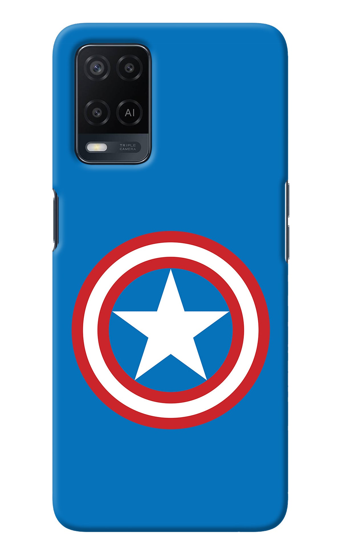 Captain America Logo Oppo A54 Back Cover