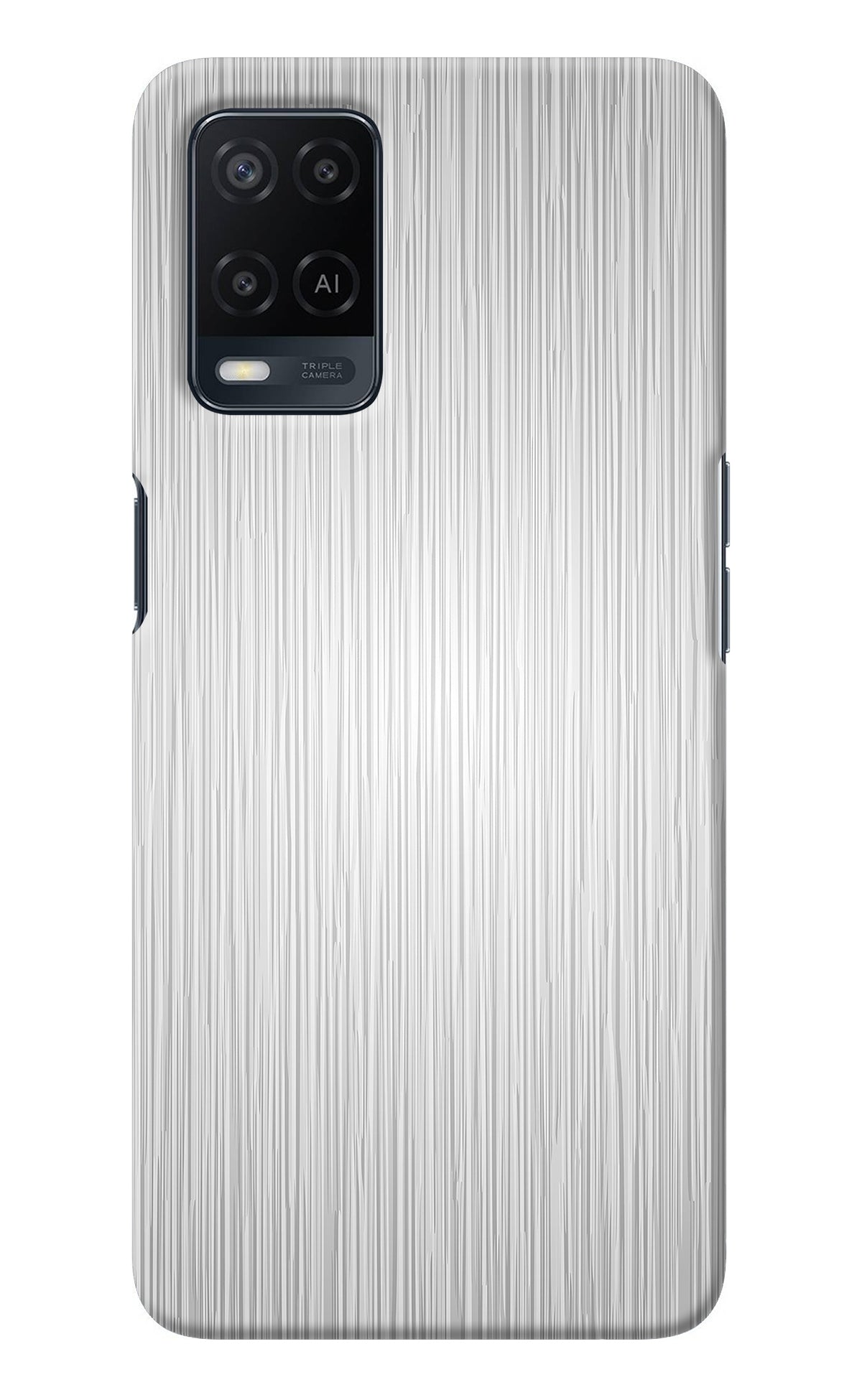 Wooden Grey Texture Oppo A54 Back Cover